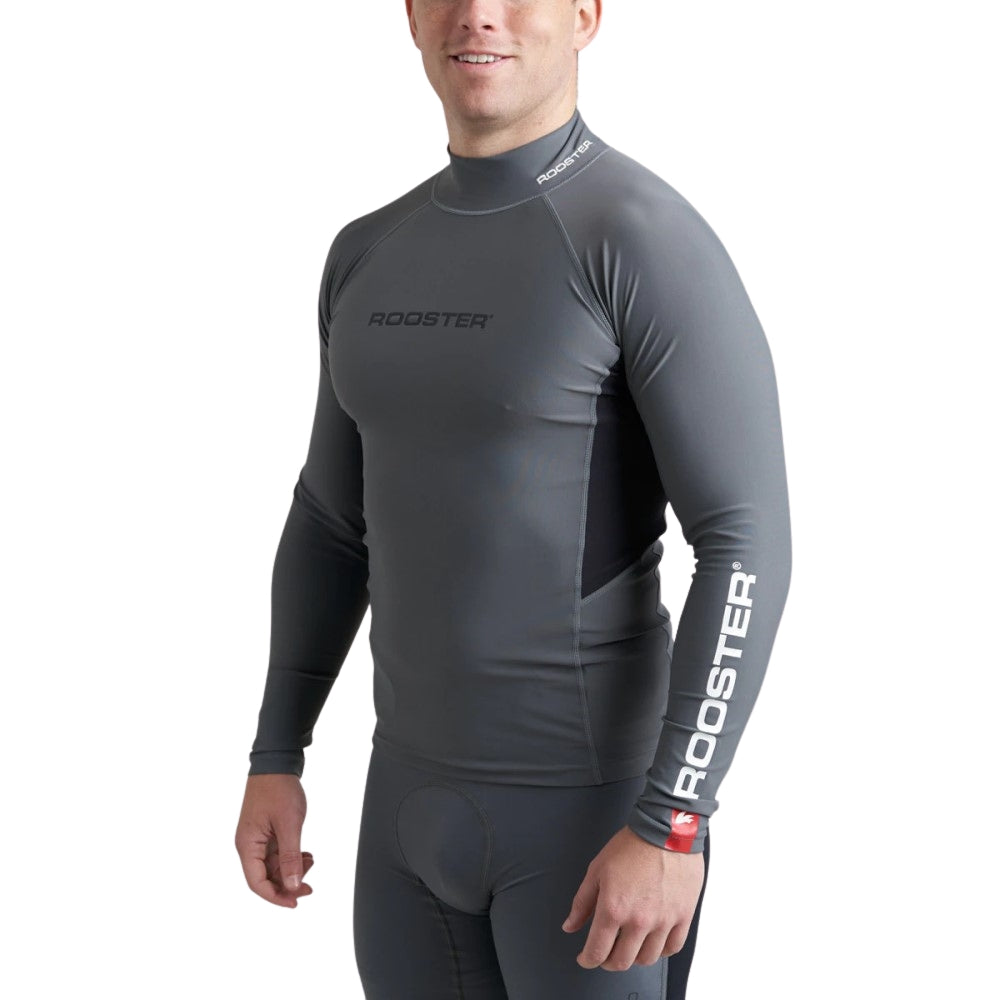 Rooster Rash Top Long Sleeve - Graphite (130092)