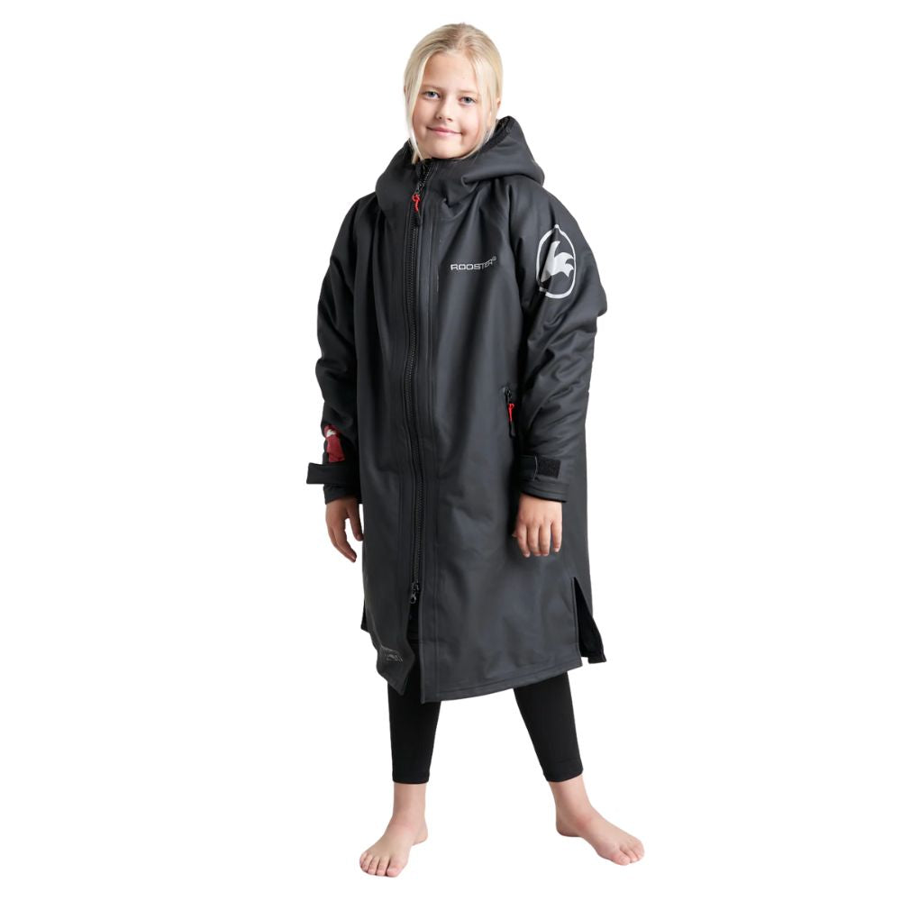 Rooster Junior Aquafleece Robe - Black / Blue (143428)