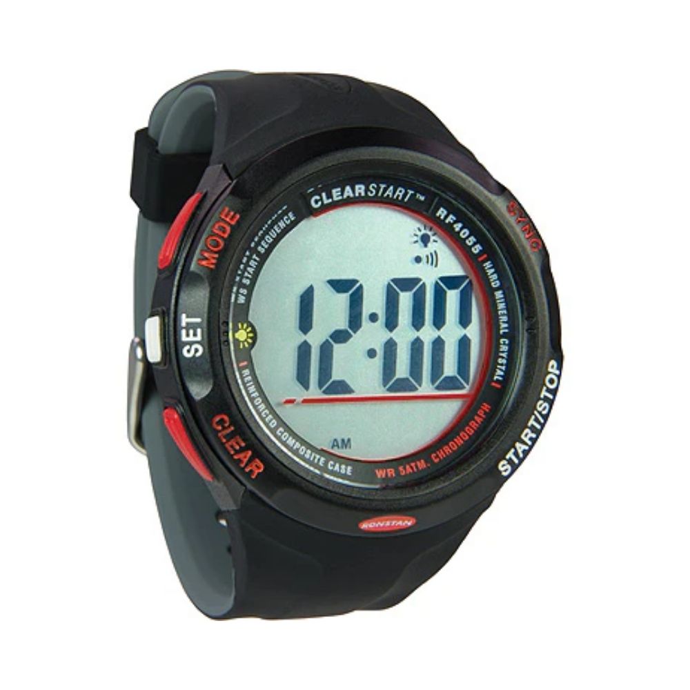 Ronstan CleartStart Sailing Watch, 50mm - Black/Grey