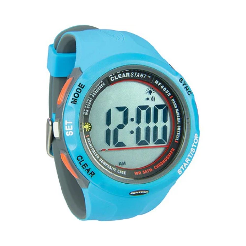 Ronstan CleartStart Sailing Watch, 50mm - Blue/Grey