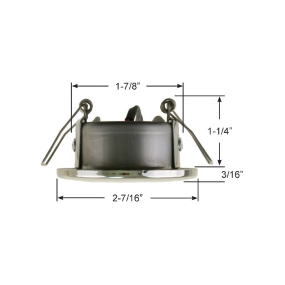 Scandvik Down Lights - A2.5 Flush Mount - RGBW - SS / Polished Finish (2 3/7") - LED_Additional2