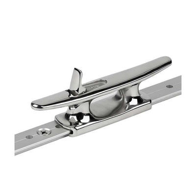 Schaefer Track Cleat - Mid Rail Chock Stainless Steel - For Tracks: 1 in (25.4 mm) (70-74)