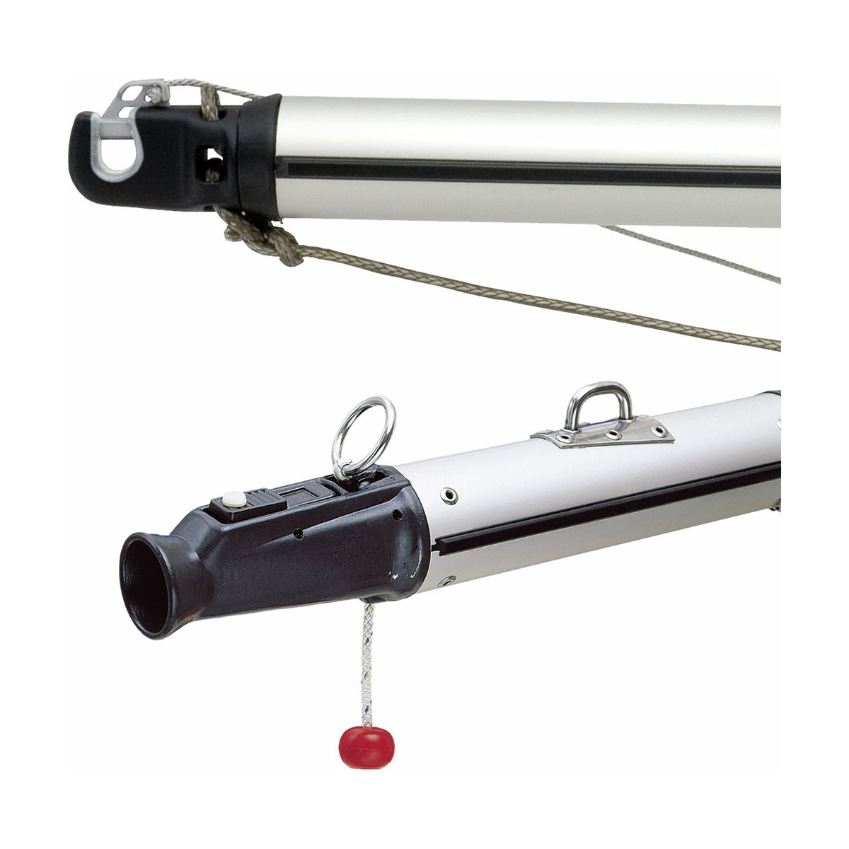 Selden ø84 mm Aluminium Spinnaker Pole Kit, Max Overall Length 5285 mm, Trip Trigger Pole End Fittings for Dip Gybing
