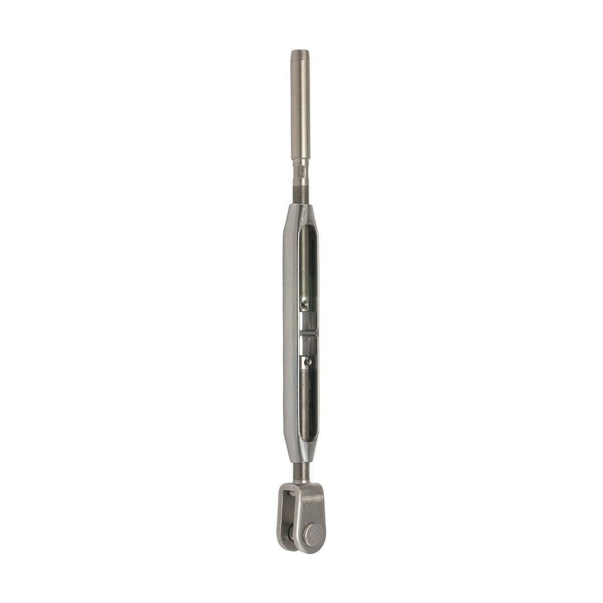 Selden Turnbuckle - Bronze Body, Stainless Terminals, 1/2", ø7 mm Swage Terminal/Fork, ø13 mm Clevis Pin