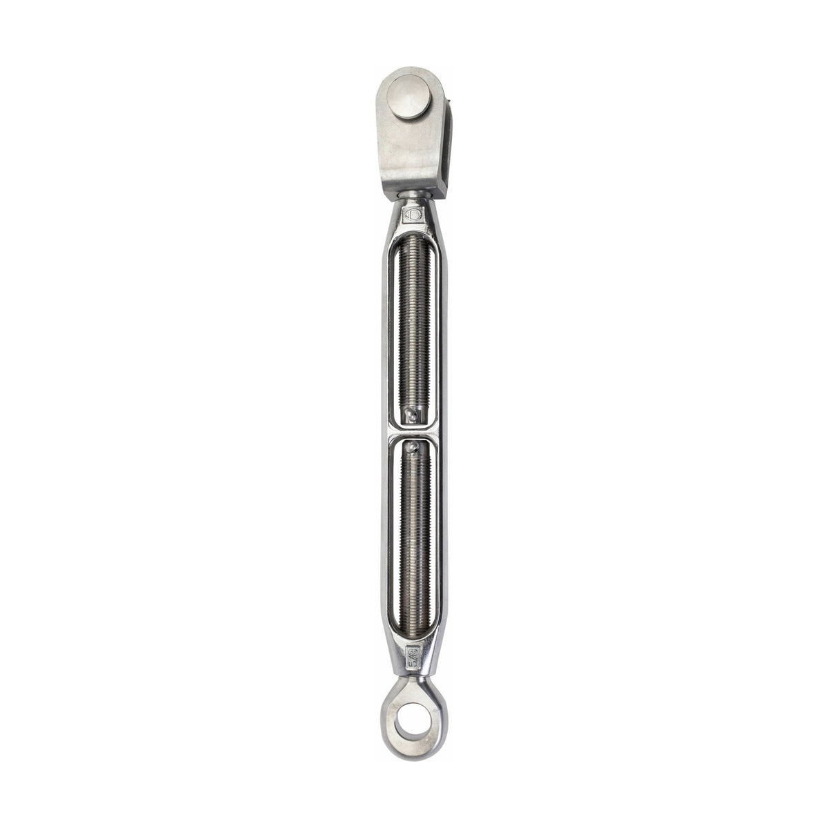 Selden Turnbuckle - Bronze Body, Stainless Terminals, 5/8", Fork/Eye, ø15,8 mm Clevis Pin, ø16,5 mm Hole