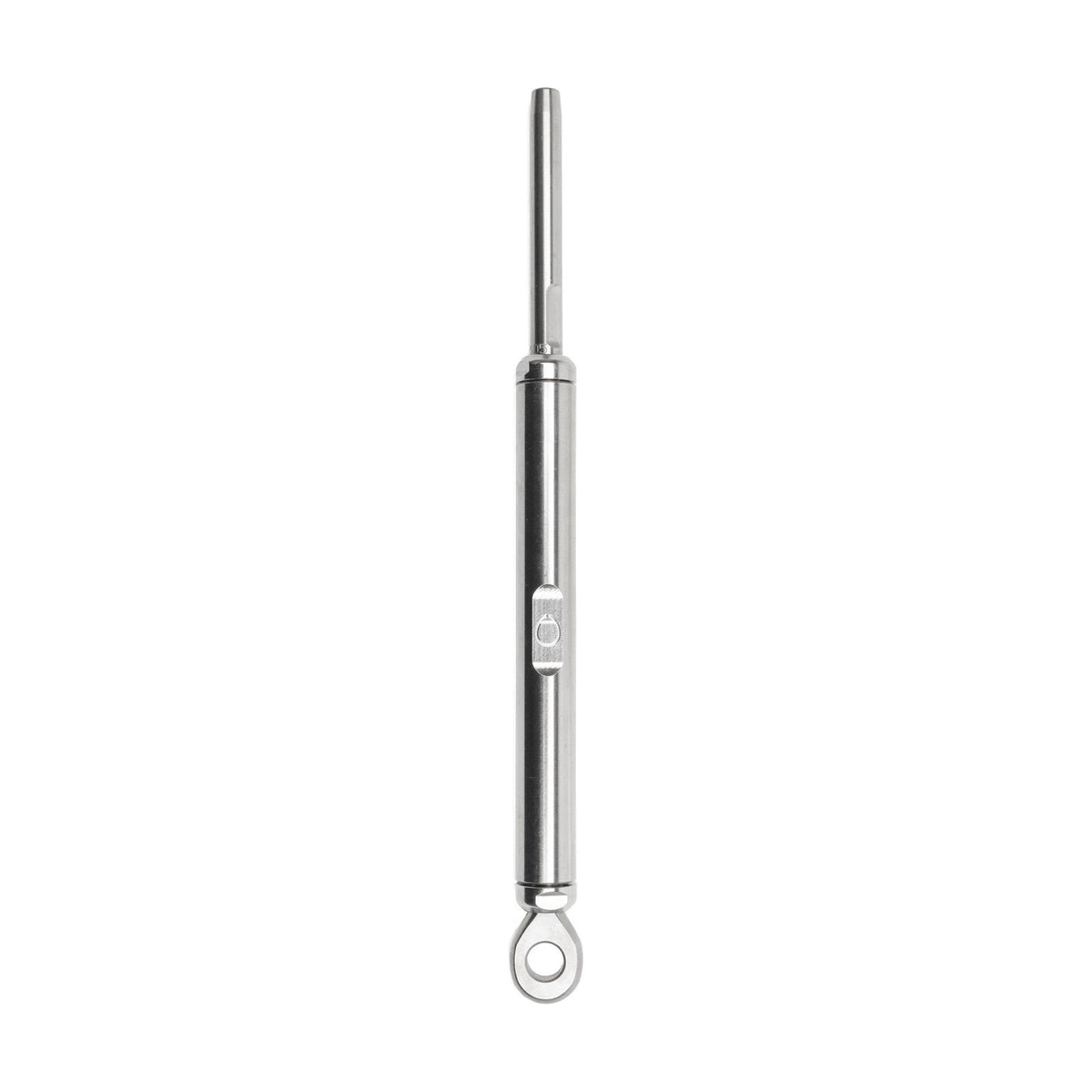 Selden Turnbuckle - StB - Stainless Body with Bronze Thread, Stainless Terminals, 1/2", Swage Terminal/Eye, for ø8 mm Wire, Hole ø13,5 mm