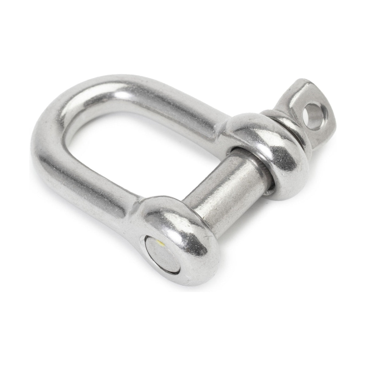 Selden D-shackle in Forged Stainless 316 Steel, M10x20x40 mm, Captive Pin