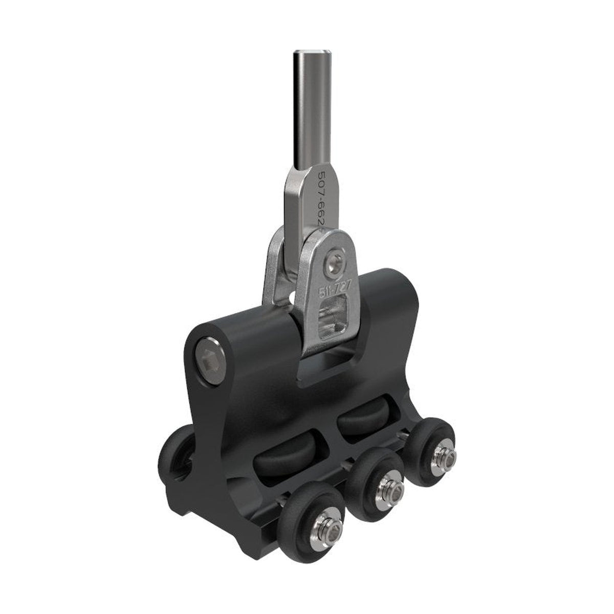 Selden Mds 80 - Heavy Duty Full-batten Car in Aluminium with M12 Stud - for Seldén Mast Sections C321 and C365