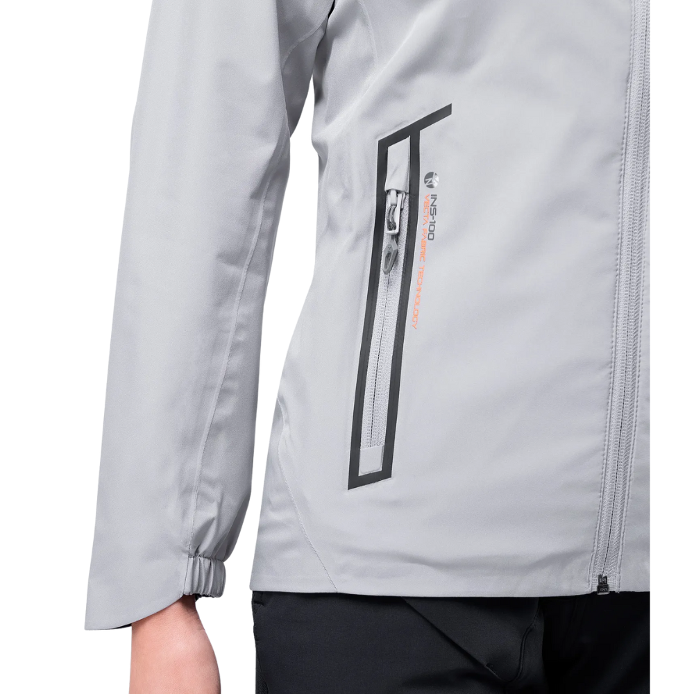 Zhik Jacket - INS100 - Platinum (Coastal) (Women) (JKT-0110-W-PLT-LLL)