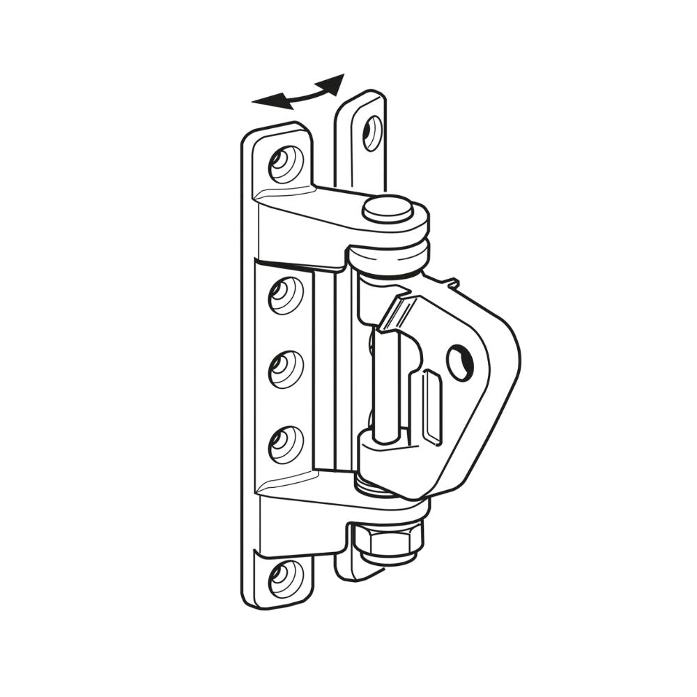 Selden Rigid Boom Vang - Universal Mast Bracket (Inc. 10 screws) - For Type 10 & 20 (508-237-02)