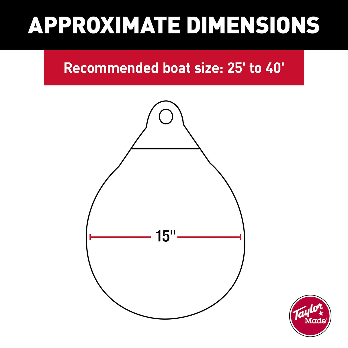 Taylor Made 15" T3C Buoy