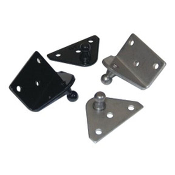 Taylor Made 2" X 1-1/4" Angled Bracket Blk (Pair)