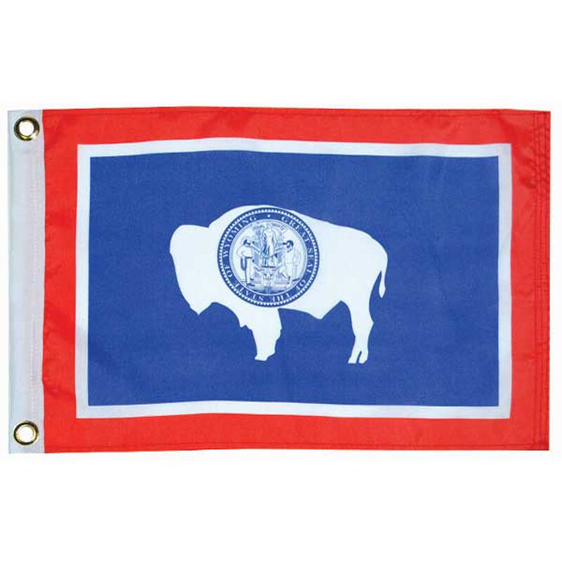 Taylor Made Wyoming Flag 12X18