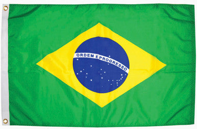 Taylor Made Brazil Flag 12X18