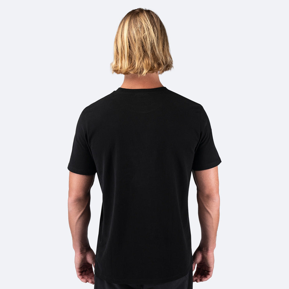 Mens Zhik Logo Cotton T-Shirt - Black - 2