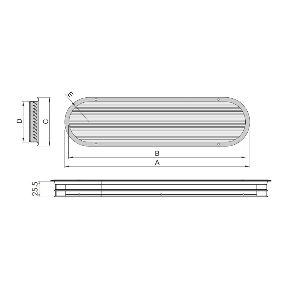 Vetus Louvered Air Suction Vent Type SSV 80_Additional1