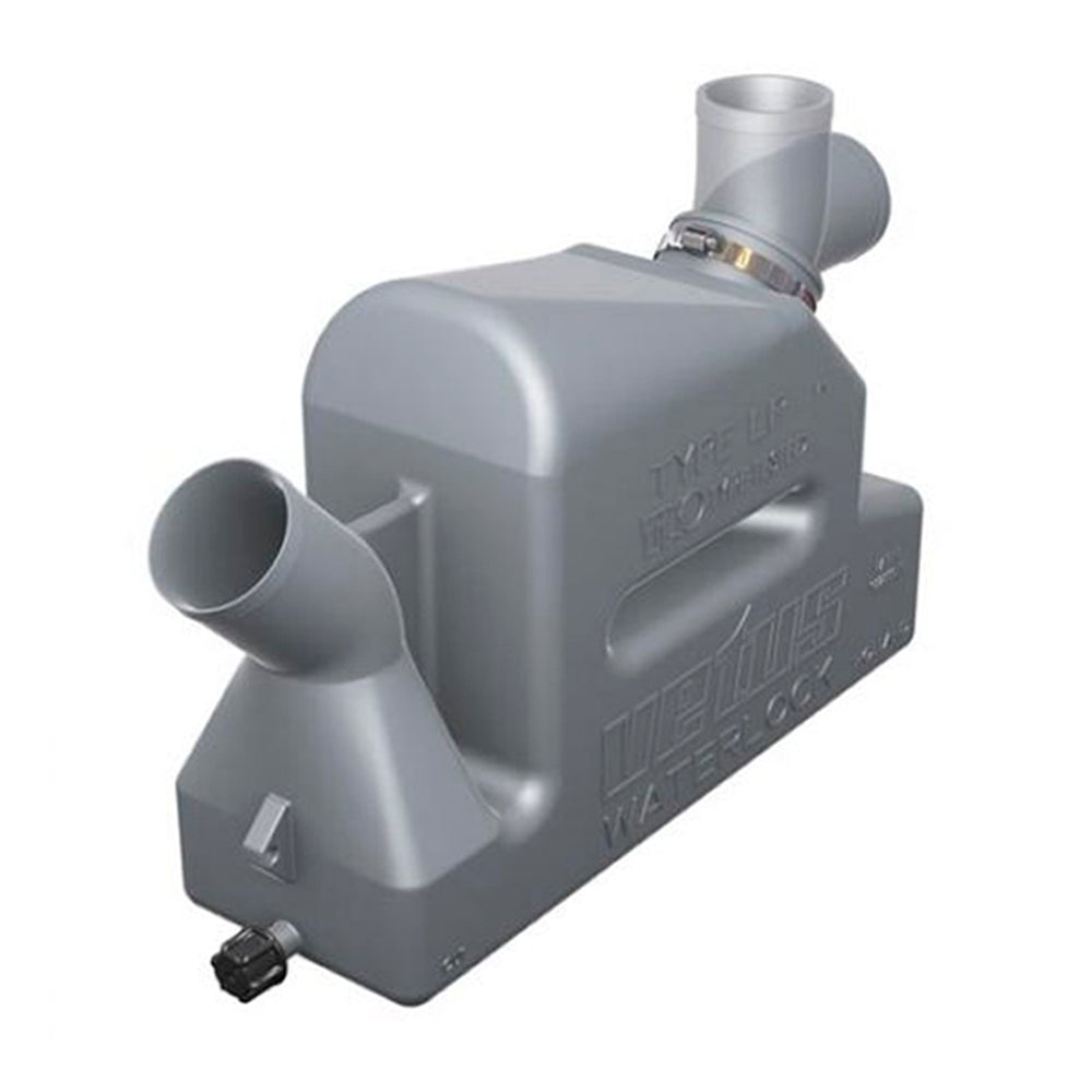 Vetus Exhaust Waterlock - Plastic Waterlock Type WLOCKLR, with Rotating Inlet 1 9/16"