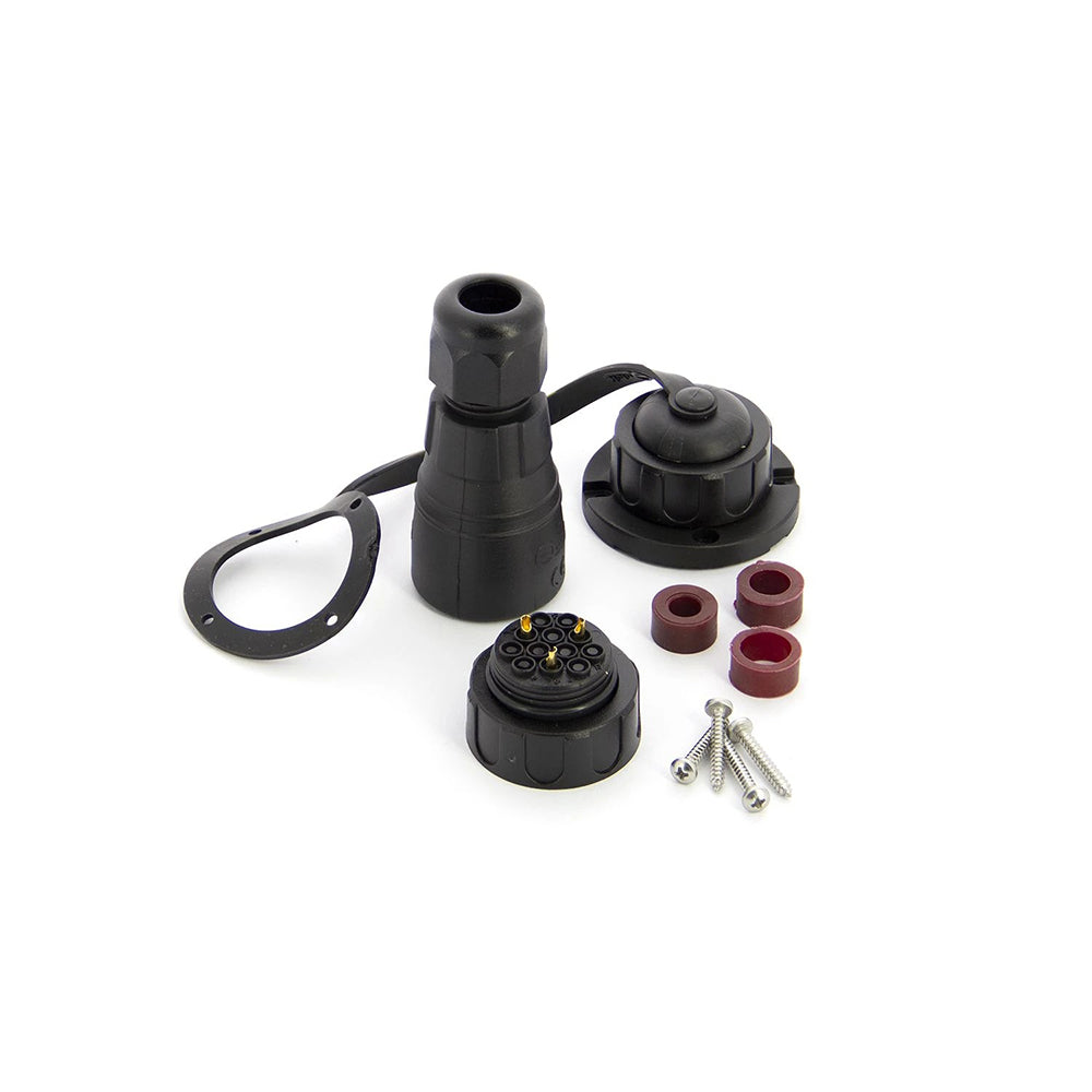Vetus Waterproof deck plug contact, 3 pins for wire 5mm