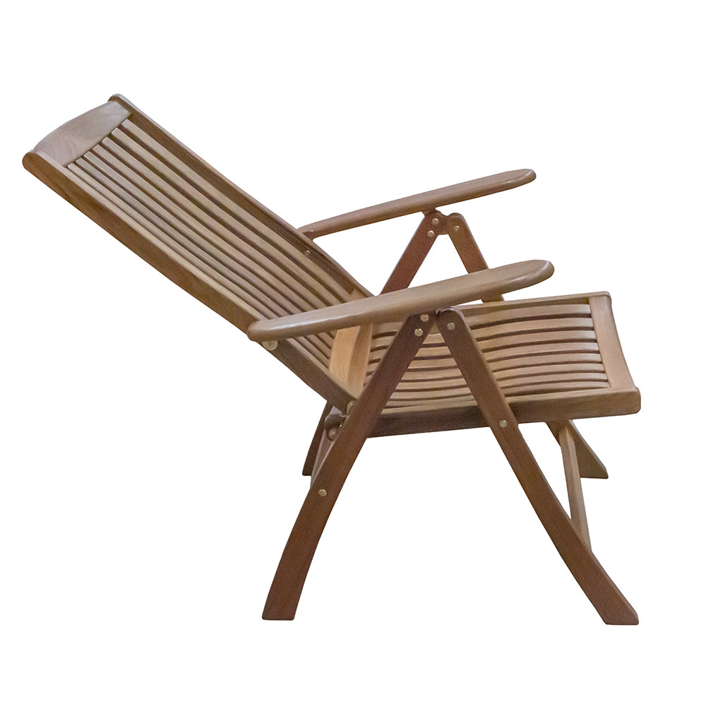 Whitecap Reclining Arm Chair - Teak_Additional3