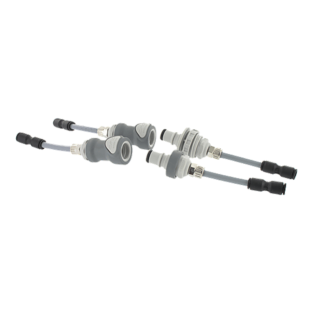 Watt & Sea No spill quick connection hydraulic coupling - through wall