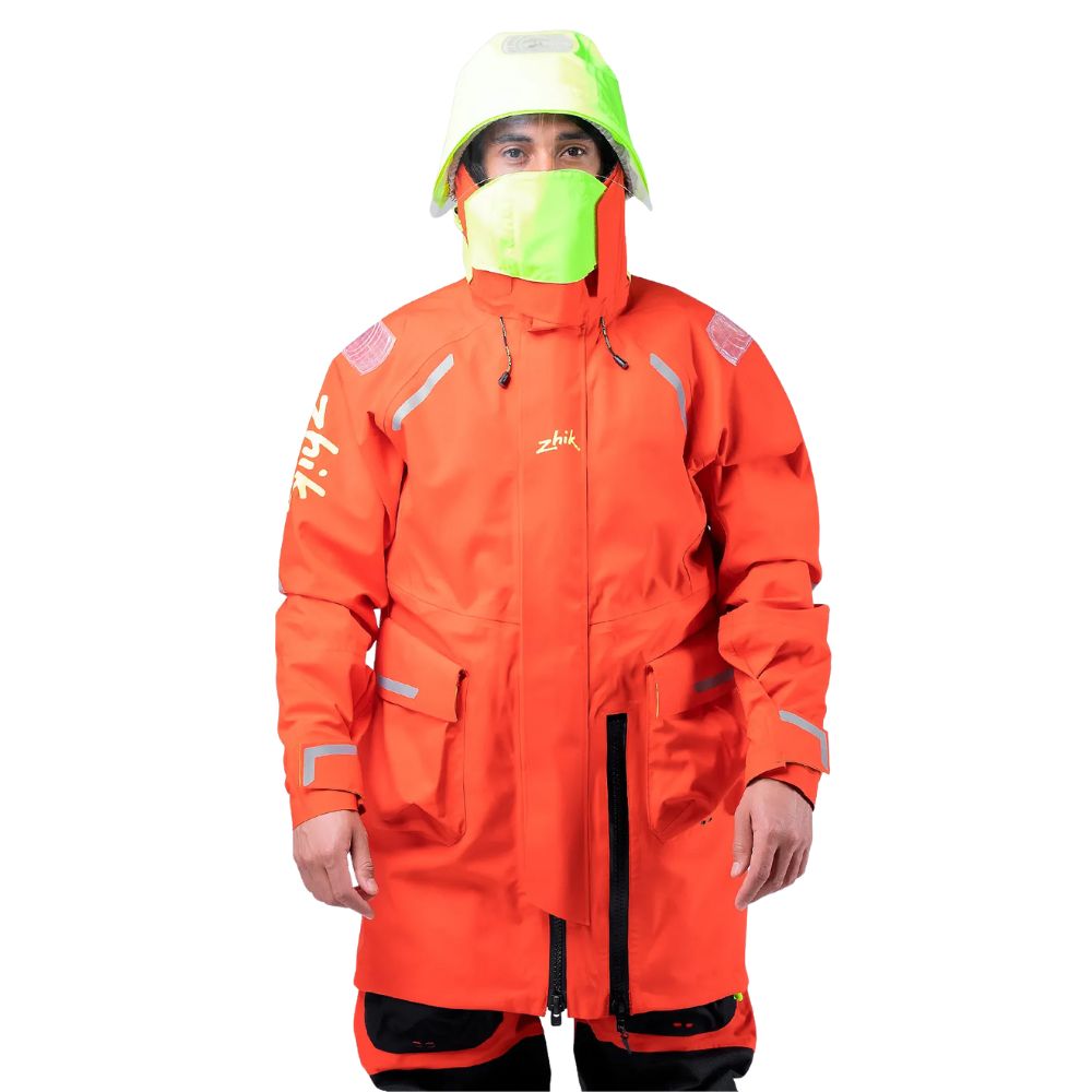 Zhik Jacket - Isotak X - Flame Red (Offshore) (JKT-0920-U-FRD-LLL)