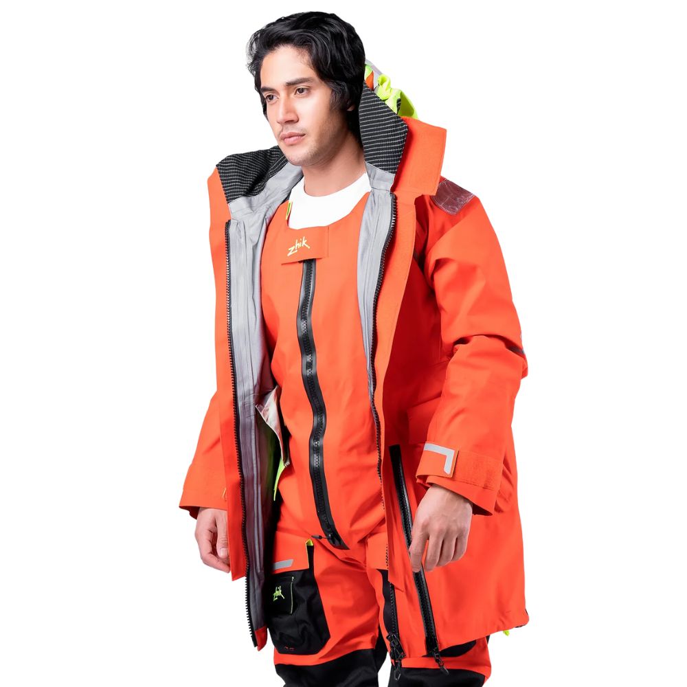 Zhik Jacket - Isotak X - Flame Red (Offshore) (JKT-0920-U-FRD-LLL)