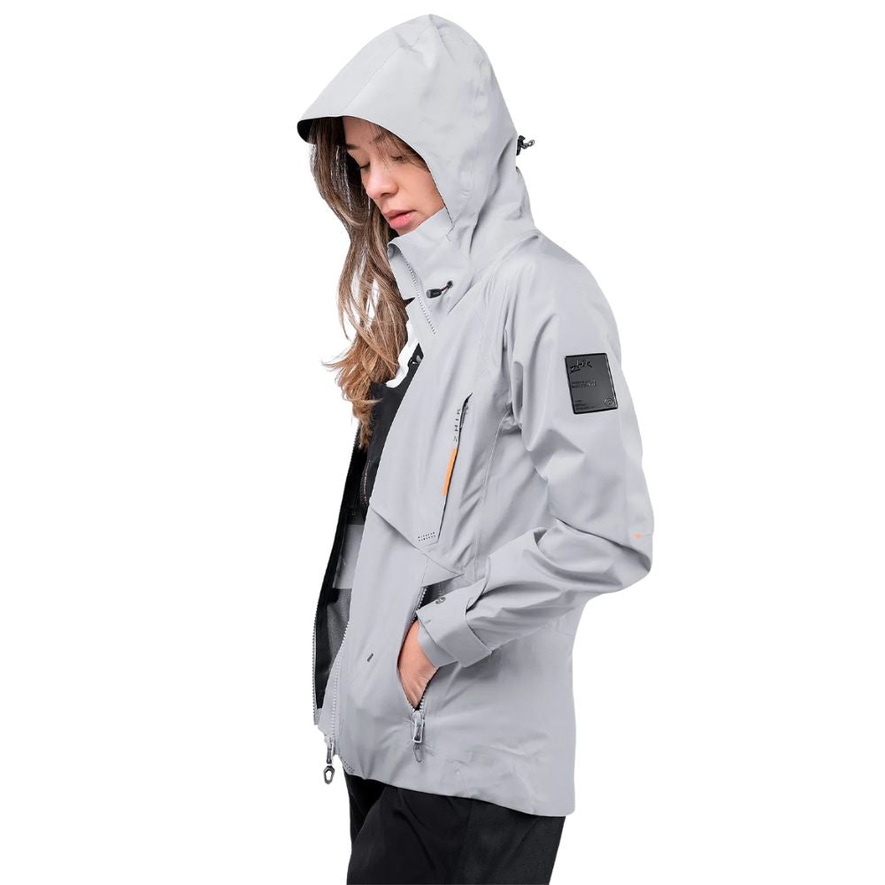 Zhik Jacket - INS200 - Platinum (Coastal) (Women) (JKT-0210-W-PLT-LLL)