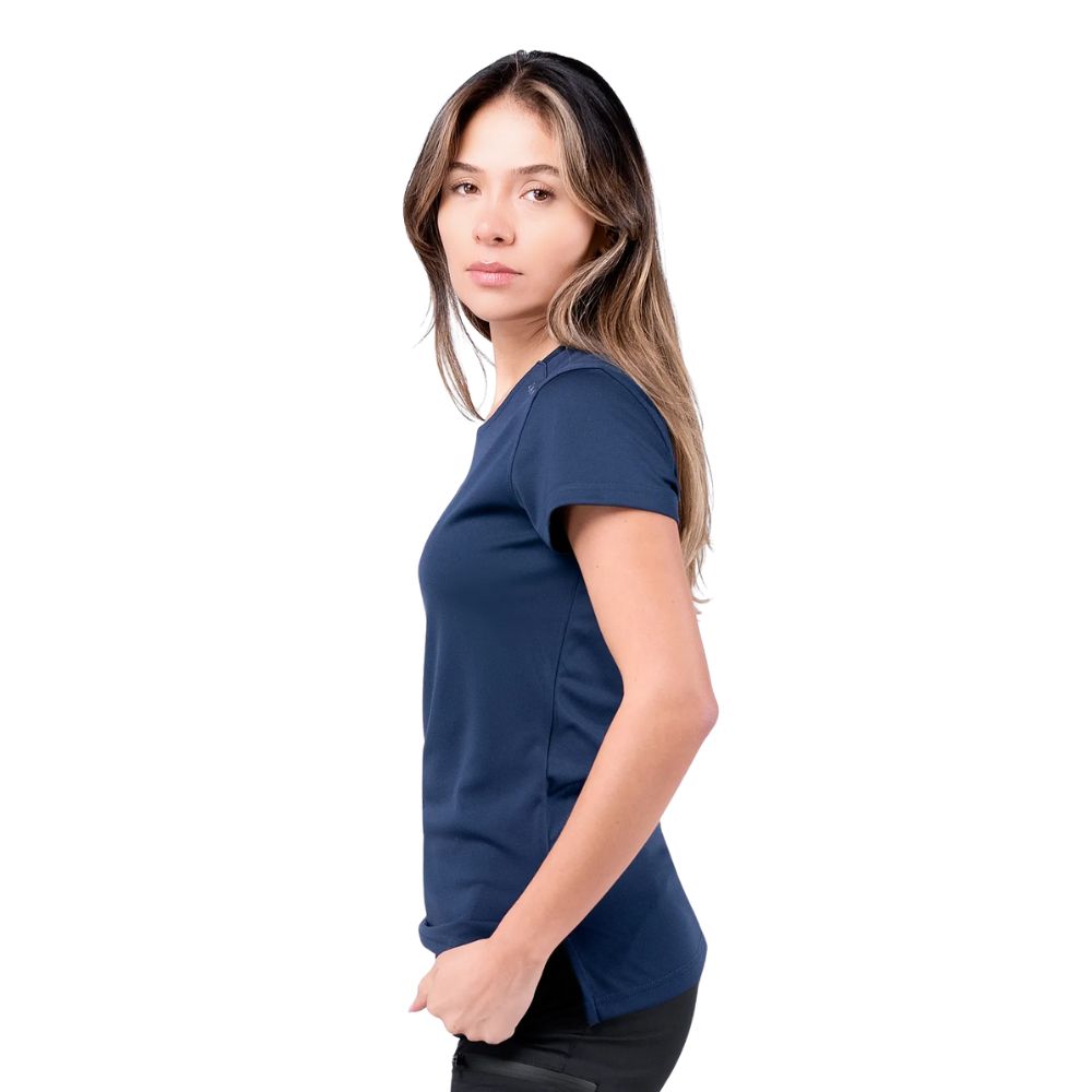 Zhik T-Shirt - UV Active Short Sleeve - Navy (Women) (ATP-0075-W-NVY-LLL)