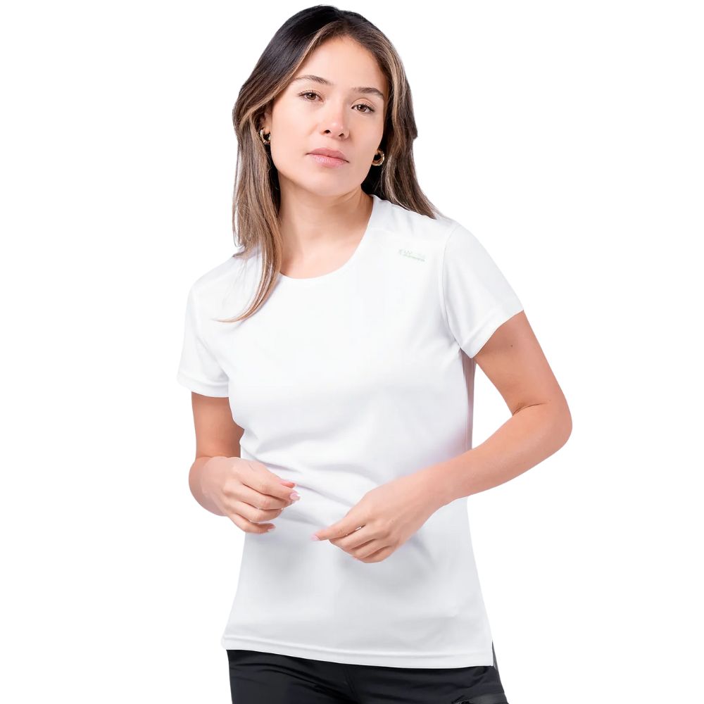 Zhik T-Shirt - UV Active Short Sleeve - White (Women) (ATP-0075-W-WHT-LLL)