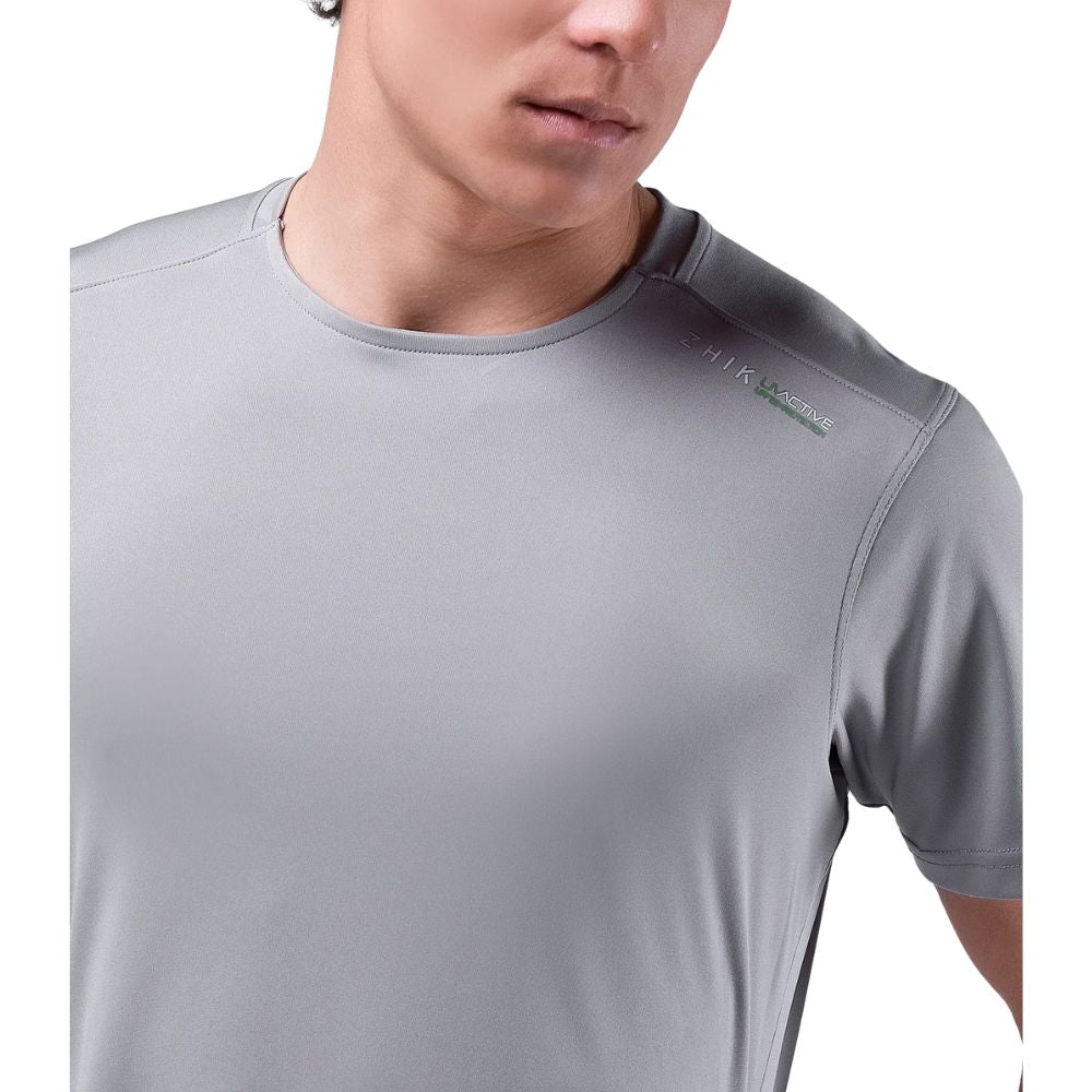 Zhik T-Shirt - UV Active Short Sleeve - Grey (ATP-0075-M-GRY-LLL)