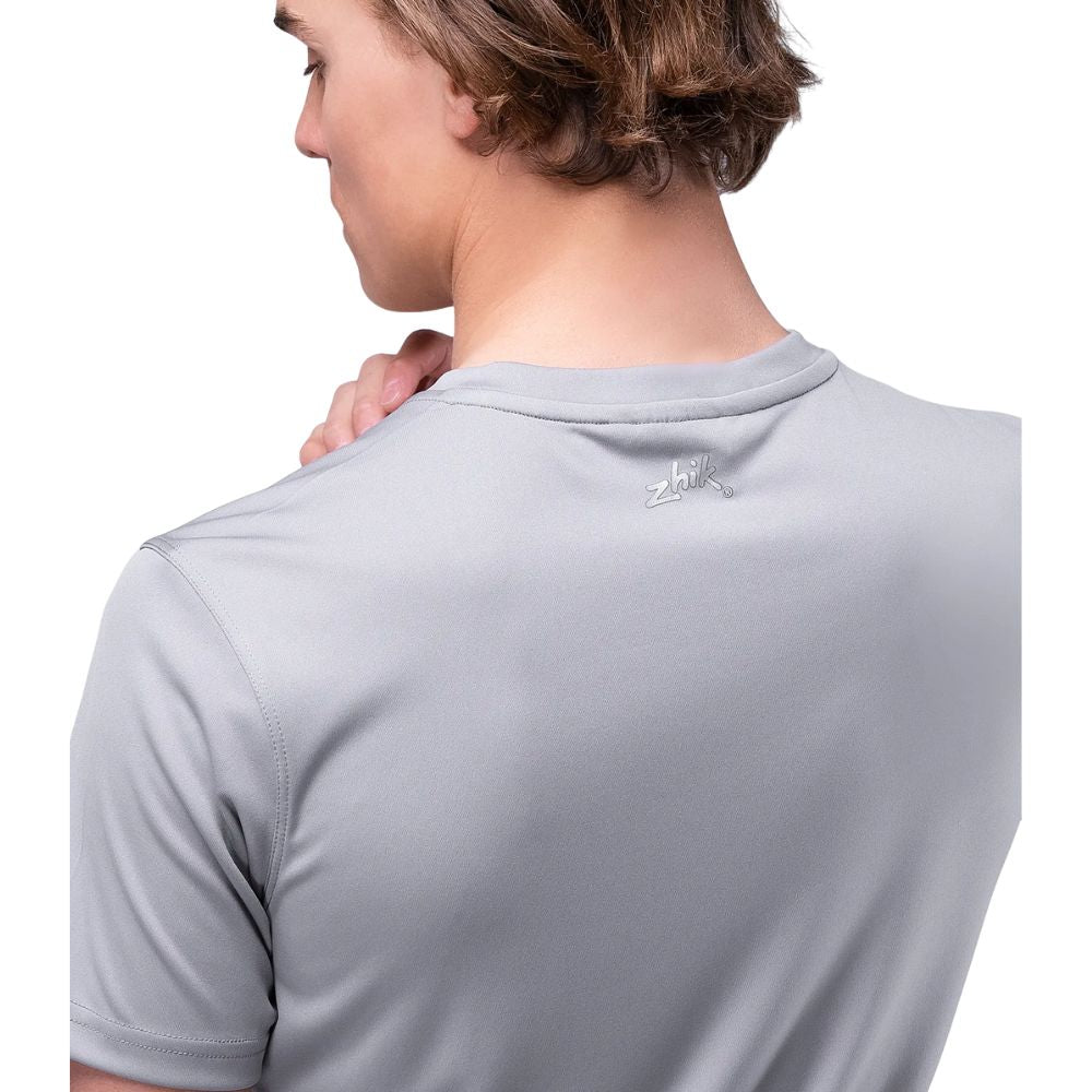 Zhik T-Shirt - UV Active Short Sleeve - Grey (ATP-0075-M-GRY-LLL)