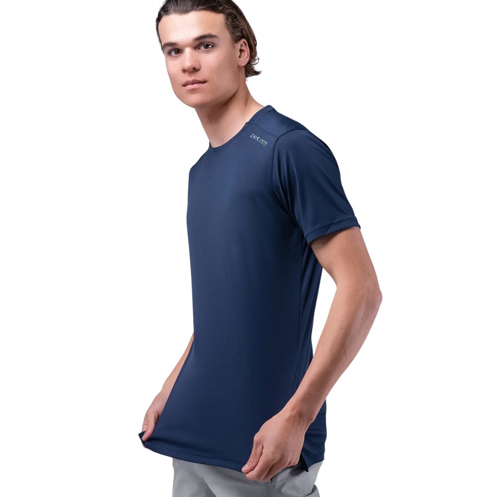 Zhik T-Shirt - UV Active Short Sleeve - Navy (ATP-0075-M-NVY-LLL)