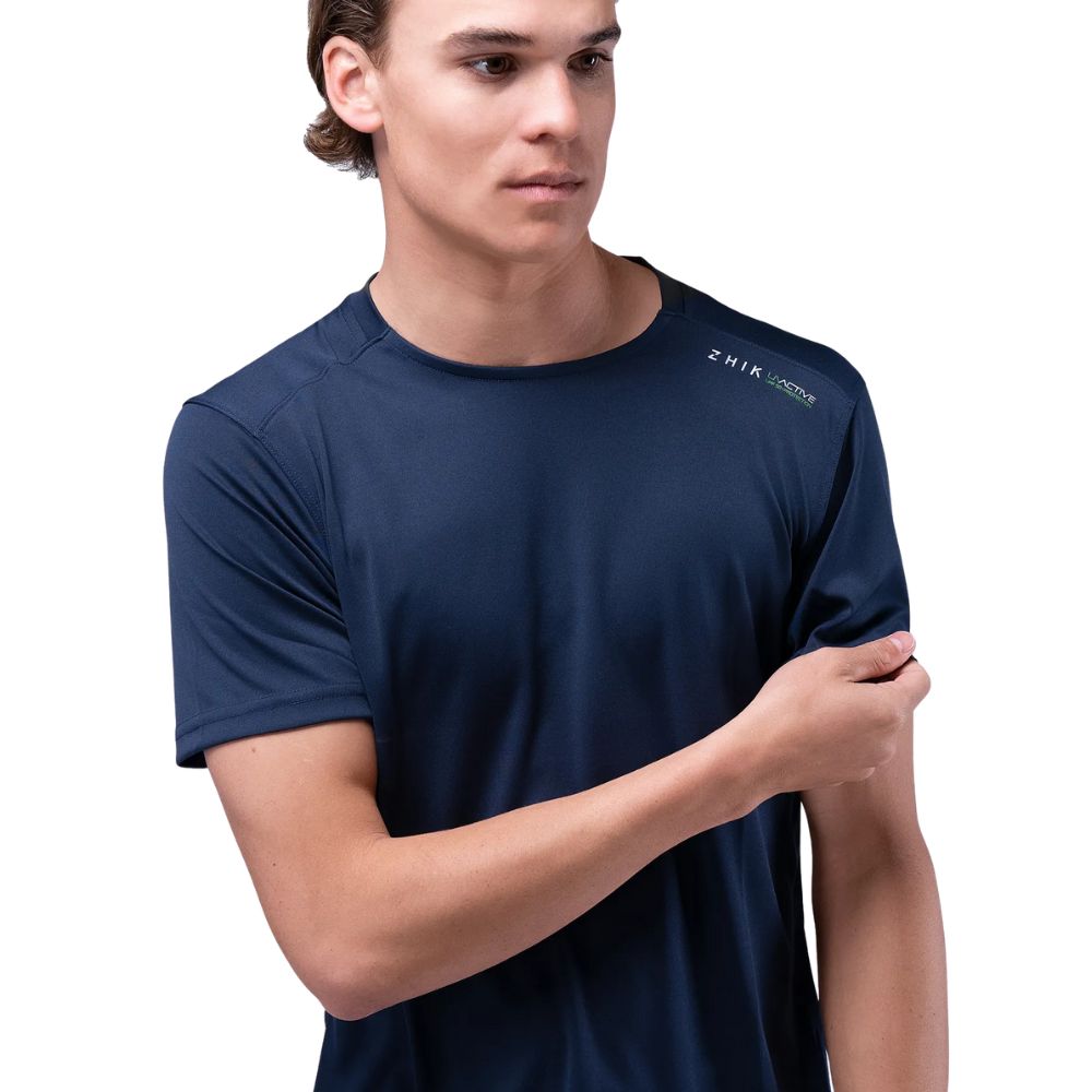 Zhik T-Shirt - UV Active Short Sleeve - Navy (ATP-0075-M-NVY-LLL)