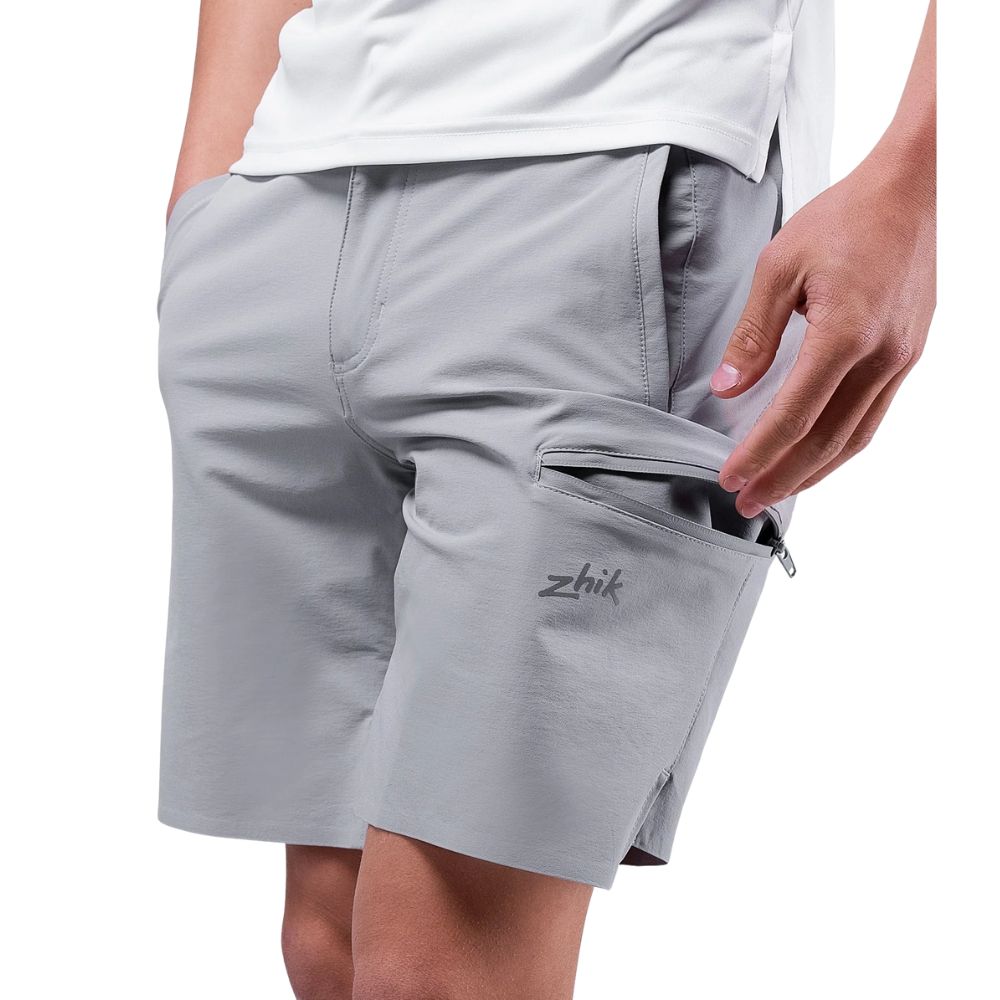 Zhik Shorts - Deck Shorts - Platinum (SRT-0275-M-PLT-LLL)