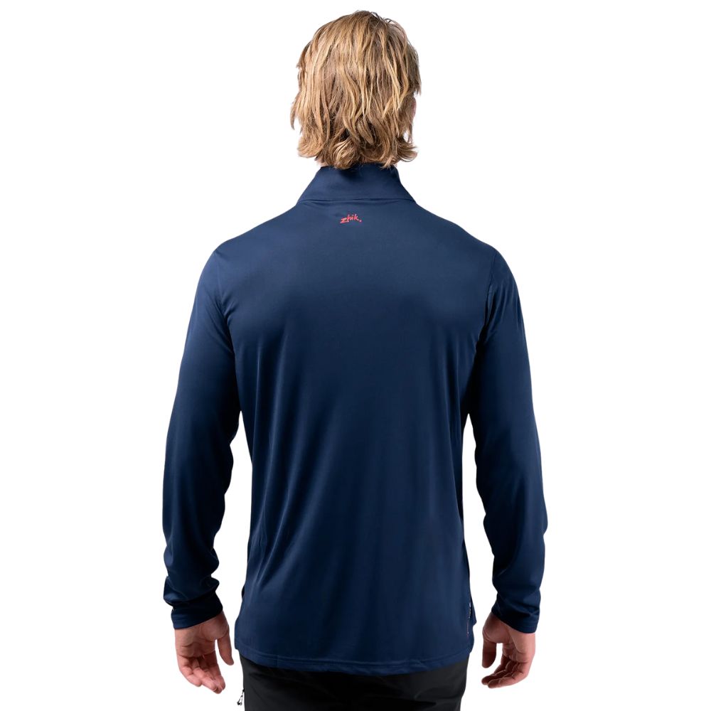 Zhik UV Active High Collar 1/4 Zip Top - Navy (ATP-0080-M-NVY-LLL)
