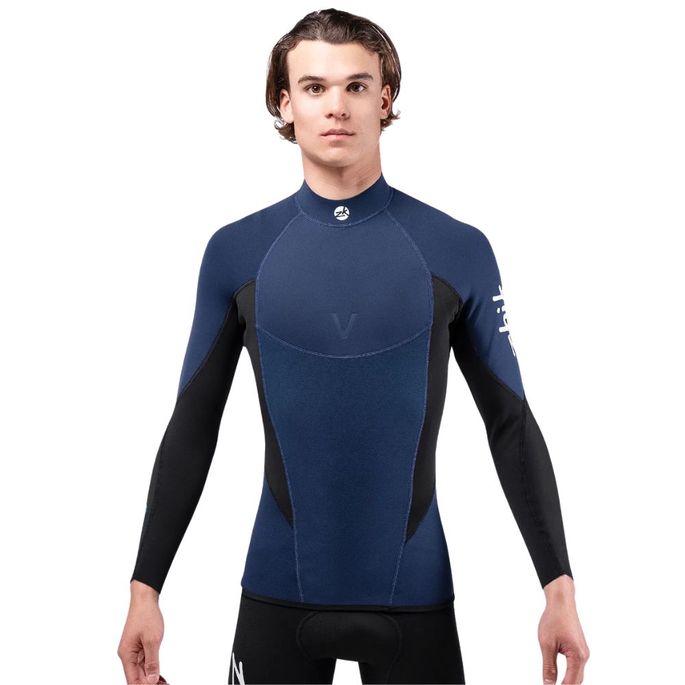 Zhik Rash Guard - Wetsuit V Microfleece - Navy