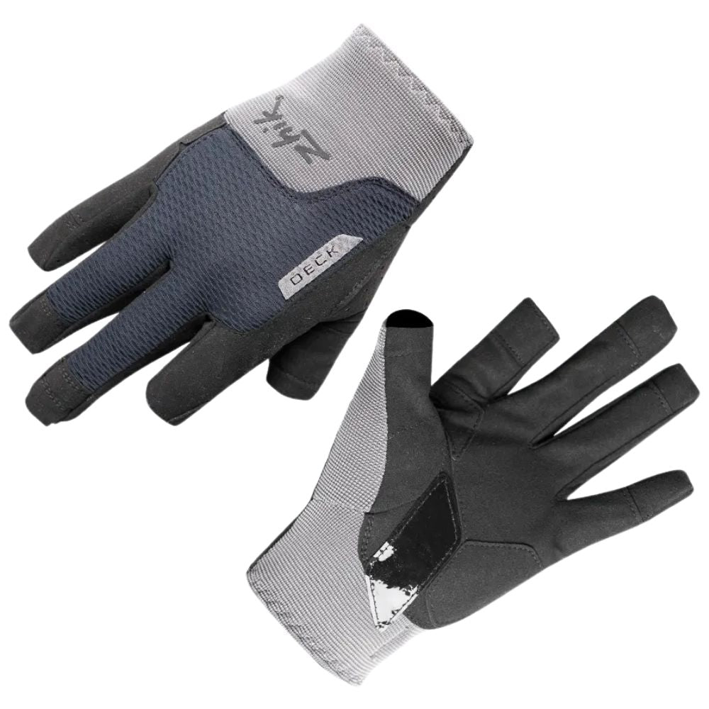 Zhik Gloves - Deck Glove Full Finger -Grey (GLV-0016-U-GRY-LLL)