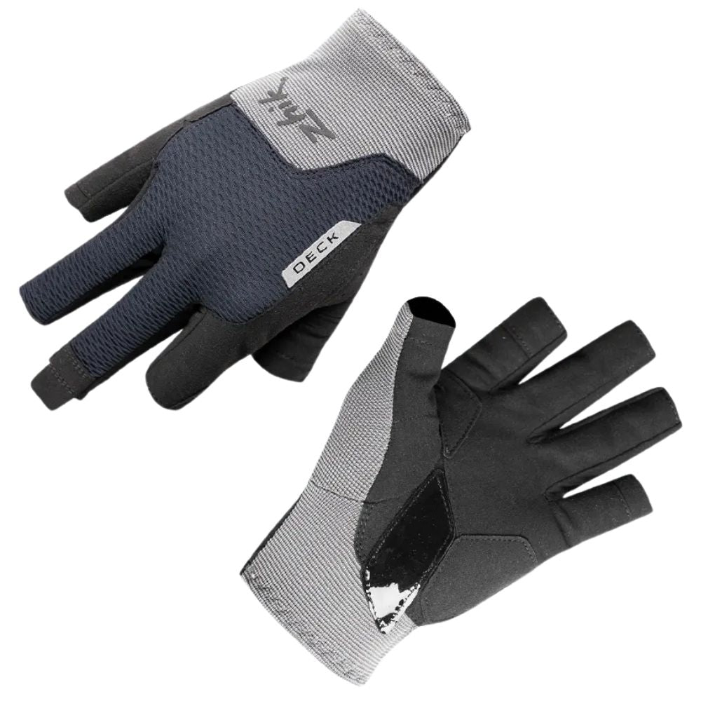 Zhik Gloves - Deck Glove Half Finger - Grey (GLV-0011-U-GRY-LLL)