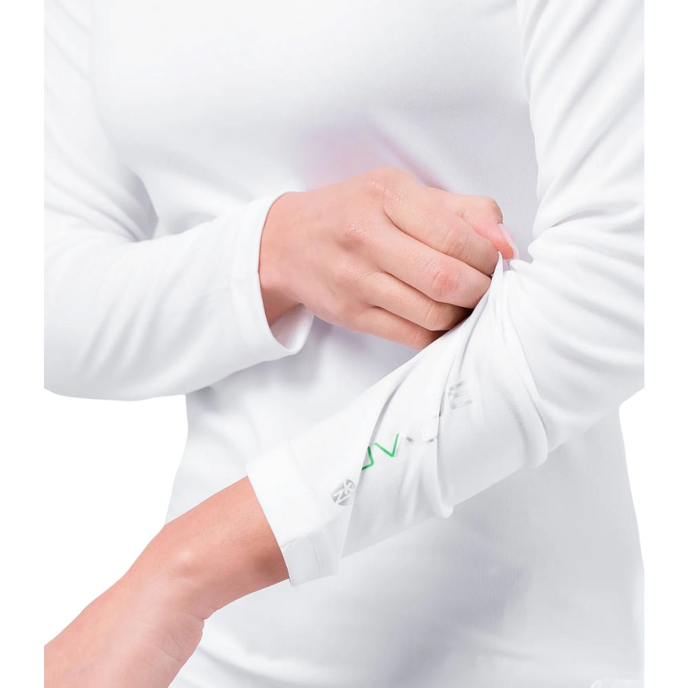 Zhik T-Shirt - UV Active Long Sleeve - White (Women) (ATP-0070-W-WHT-LLL)