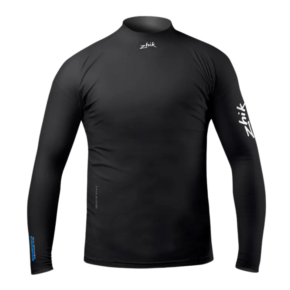 Zhik Rash Guard - Eco Spandex - Long Sleeve Top - Black (Juniors) (DTP-0063-K-BLK-010)