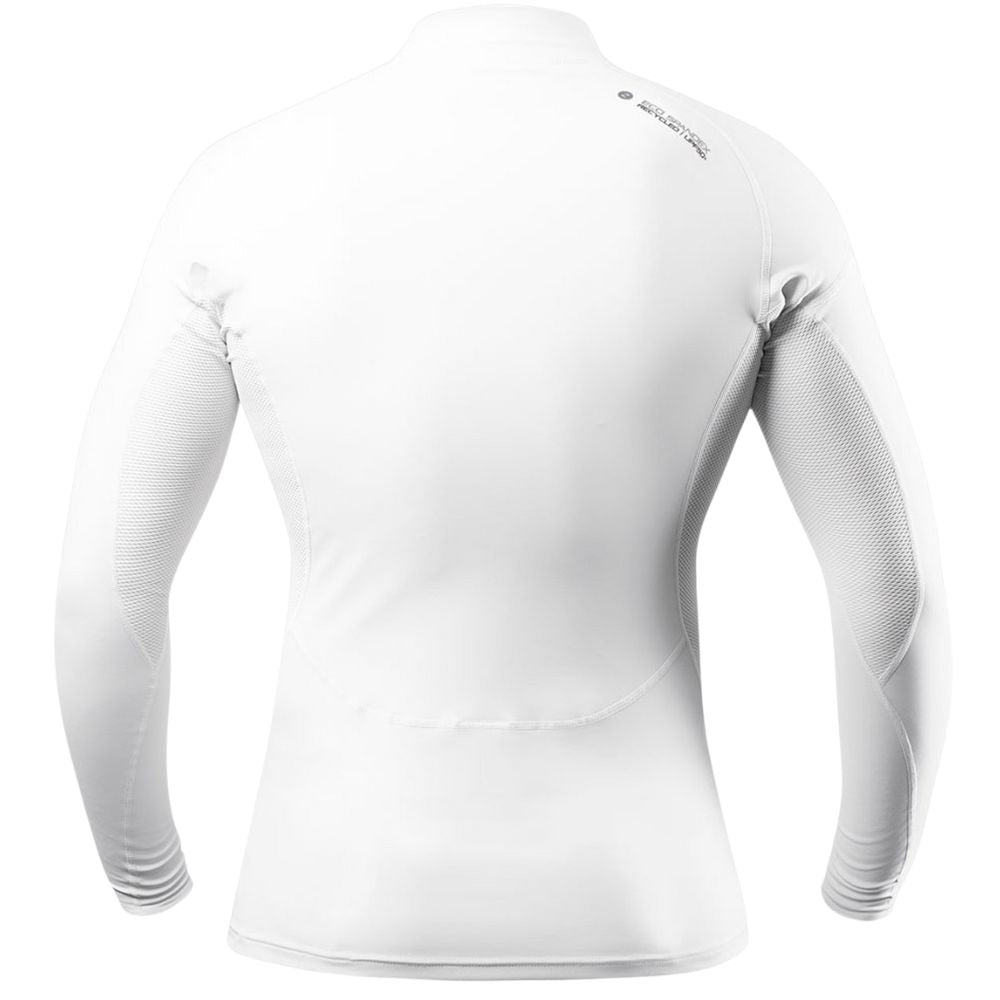 Zhik Rash Guard - Eco Spandex - Long Sleeve Top - White (Men) (DTP-0063-M-WHT-LLL)
