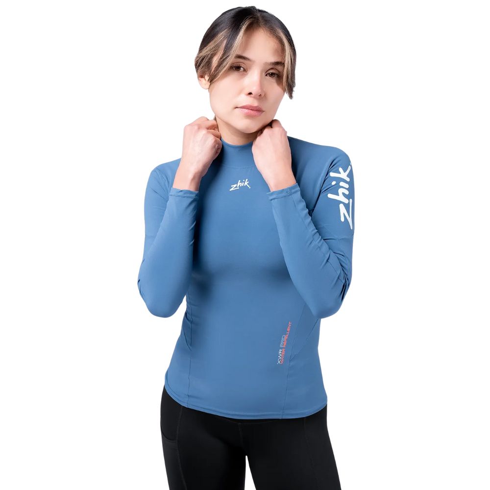 Zhik Rash Guard - XWR Pro Long Sleeve - Deep Blue (Women) (DTP-0093-W-DBL-LLL)