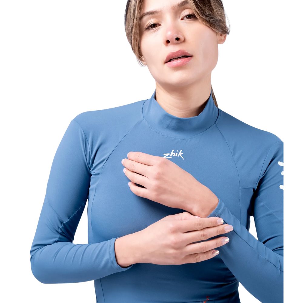 Zhik Rash Guard - XWR Pro Long Sleeve - Deep Blue (Women) (DTP-0093-W-DBL-LLL)