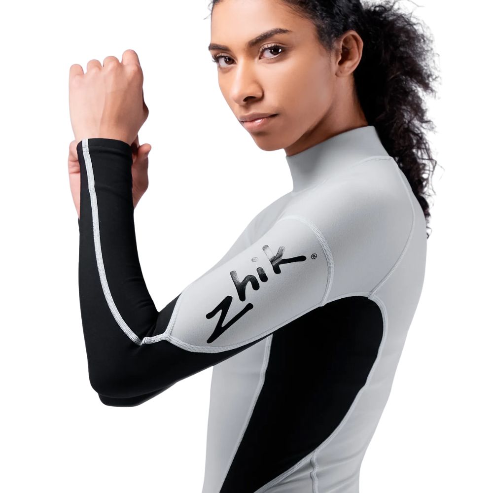 Zhik Rash Guard - Hydrophobic Fleece - Grey (Women) (top-410-w-GY-L)