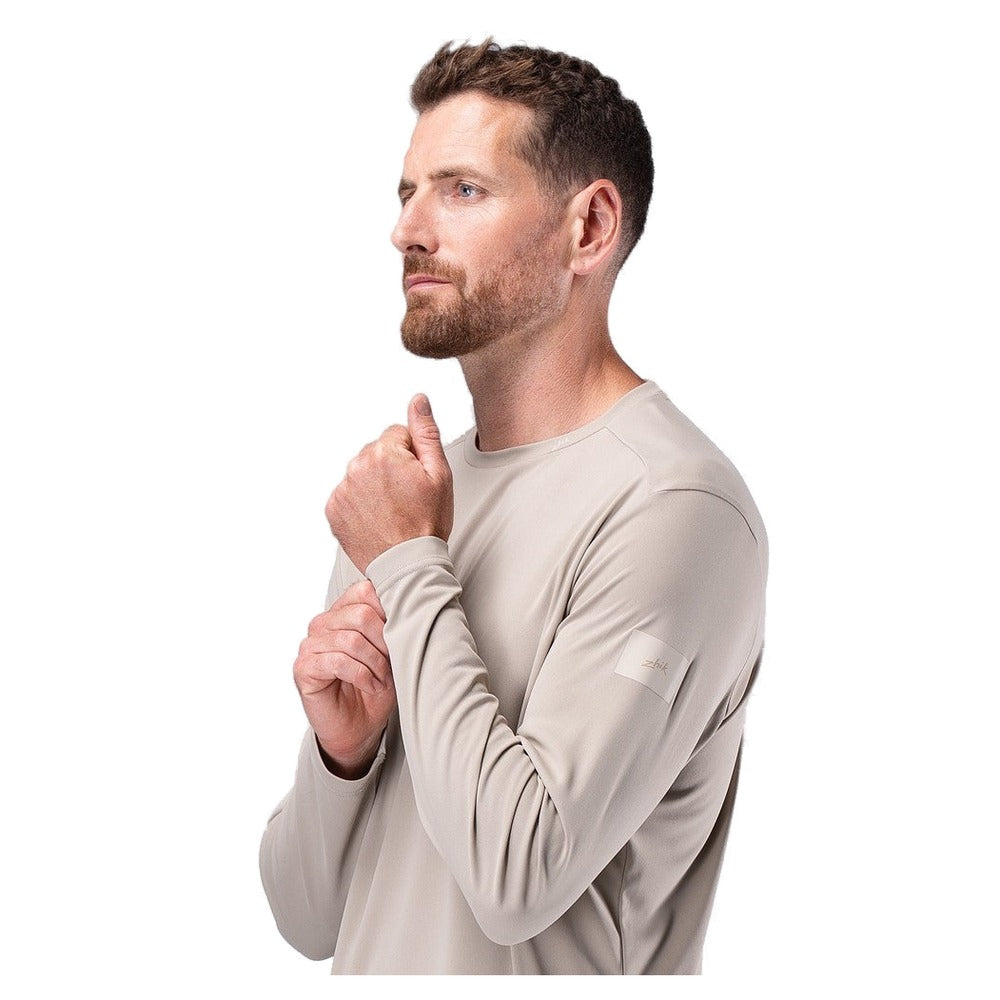 Zhik UVActive Long Sleeve Tech Top - Men (Stone)