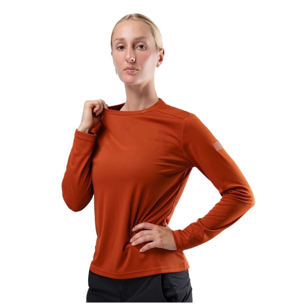 Zhik UVActive Womens L/S Tech Top - Red Earth