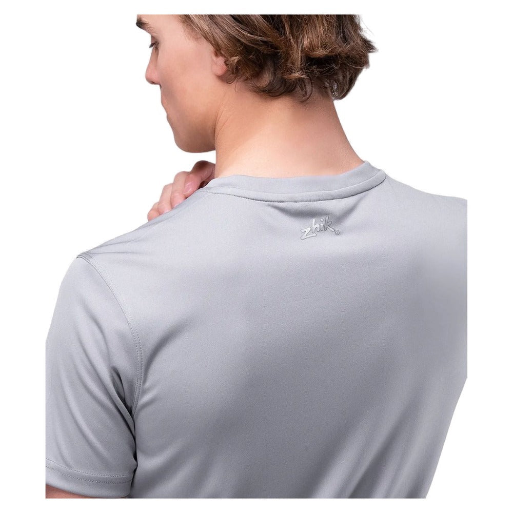 Zhik UVActive Short Sleeve Top - Men (Grey)