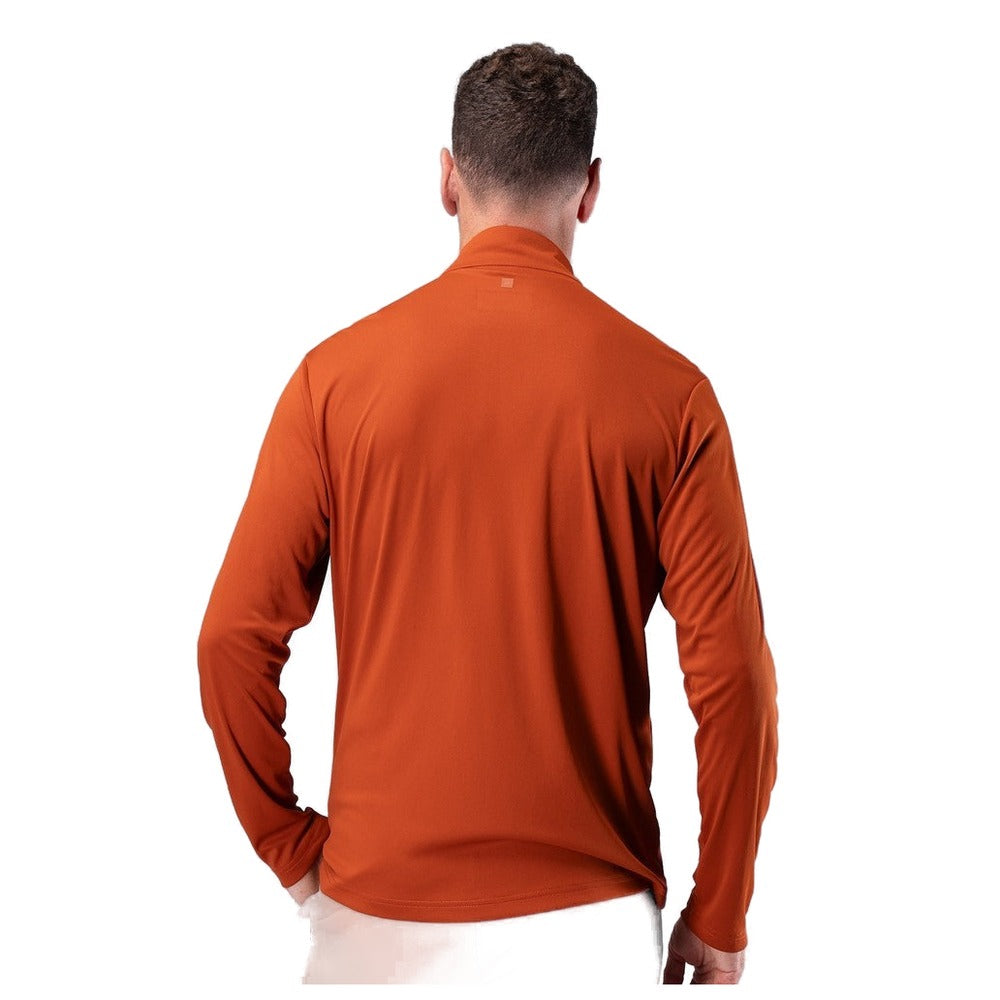 Zhik UVActive 1/4 Zip L/S Top - Red Earth