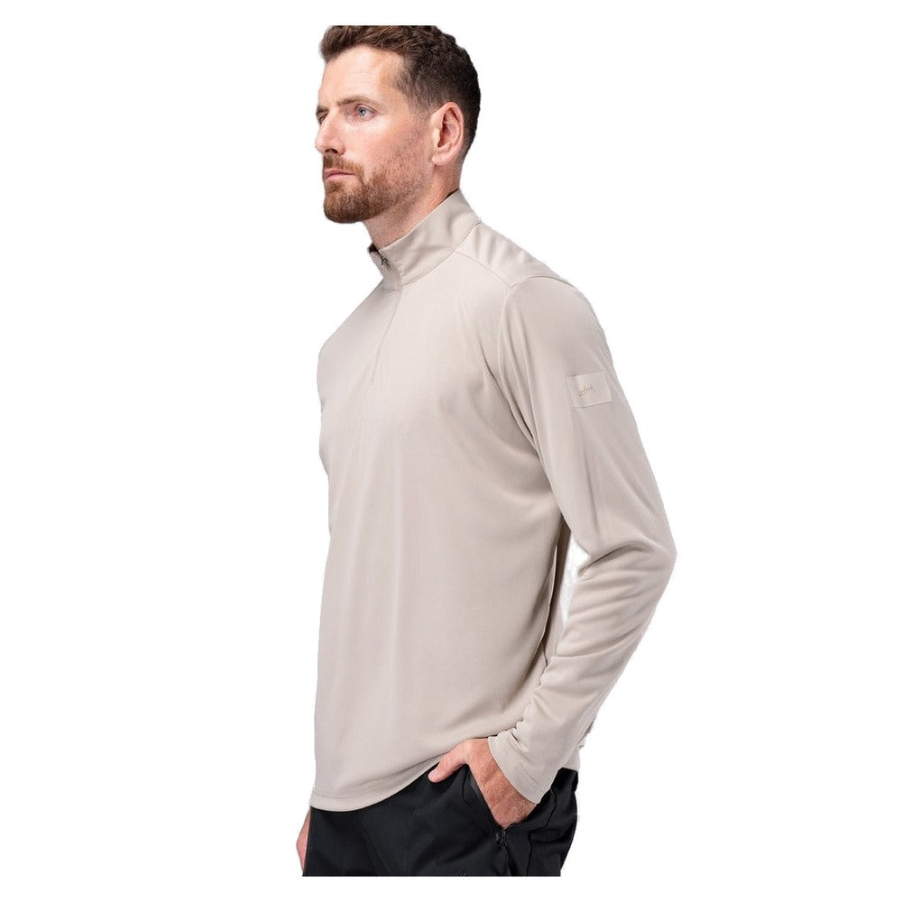Zhik UVActive Zip Long Sleeve Tech Top - Men (Stone)
