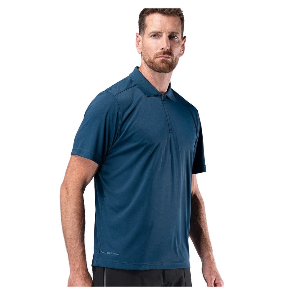 Zhik UVActive Short Sleeve Polo - Men (Deep Teal)